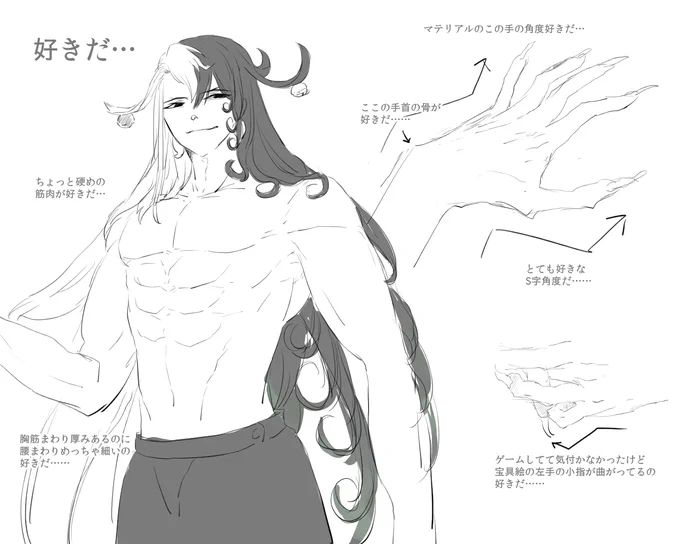 好きだ…(マテリアルのざっくりした感想らくがき) 
