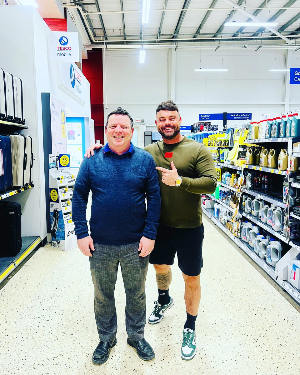 Massive happy retirement to my father <a href="/DaveyDavies/">Davey Davies</a> 37 years service to Tesco, starting from the bottom to the very top 👏 so proud to call you my father! Special person and a great family man🖤 Great shift Mr Tesco👍