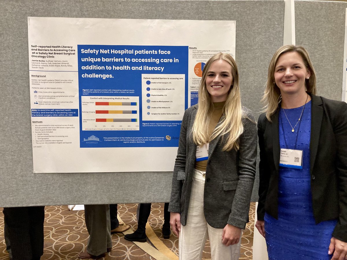 SarahTevisMD's tweet photo. So proud of all the important work our ⁦@CUMedicalSchool⁩ students are doing to improve patient centered care!! ⁦@CUDeptSurg⁩ ⁦@CUSurgOnc⁩ #asbrs23 https://t.co/xdFIzNft46