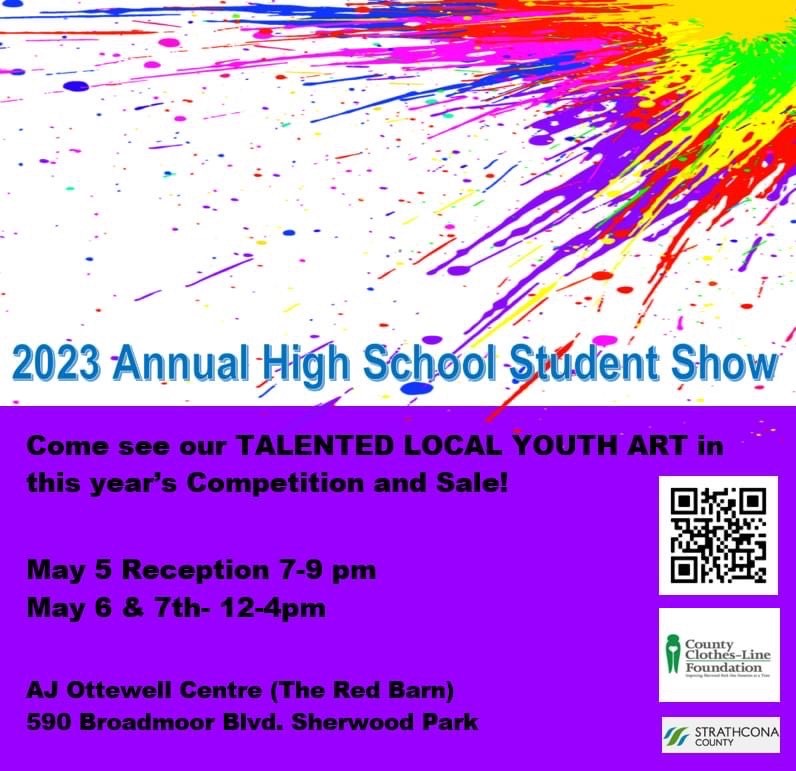 Looking forward to the first 'live' art show for local youth since covid! #shpk @strathco