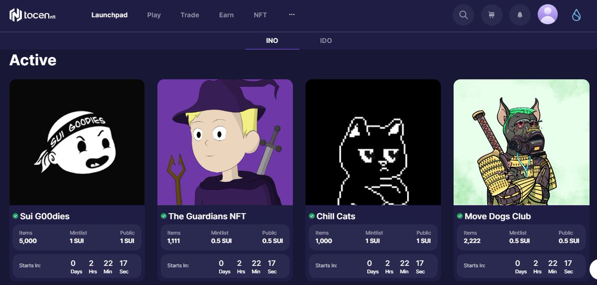 KizaPrateGeo's tweet photo. Upcoming testnet mint today 🔥🚀

Join Tocen discord👇
https://t.co/y82UD8s5qq 

#Testmint #NFT #Suinami #Sui #INO https://t.co/CB6mqADlom