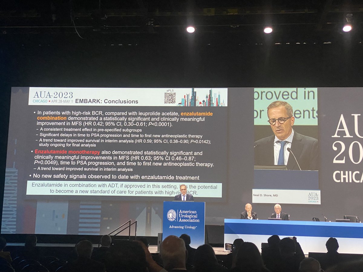 SbrtSean's tweet image. Conclusions from EMBARK at AUA 2023!