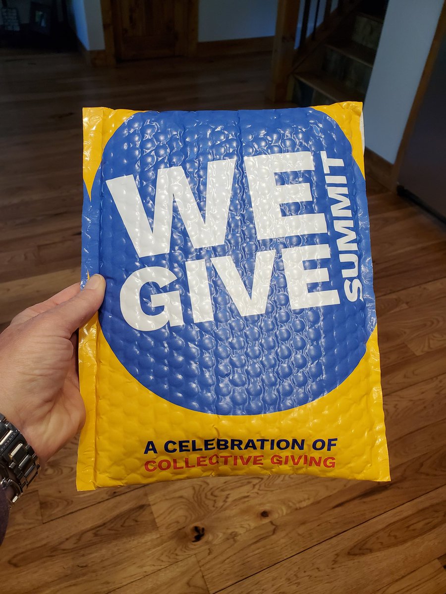 Excited to moderate at We Give Summit starting Tuesday! It's free, online and chock full of learnings about new ways of philanthropy! #wegivesummit