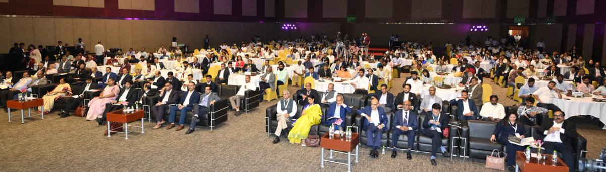 KTRBRS's tweet photo. Delighted to announce that the 1st Edition of The Food Conclave held by Govt of Telangana has been super successful 😊

28 investment announcements with commitments of ₹7218 Crore investment & employment potential of 58,000+ people spread out across the state

The conclave was attended by 100+ top CEOs & experts from agri-food sector. The 21 panel discussions were attended by 750+ industry delegates from across the country

Many thanks to our knowledge partners and everyone who participated