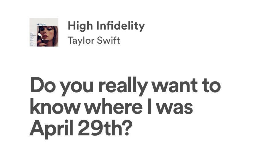 thesadbaby's tweet photo. taylor swift / high infidelity https://t.co/7wBhfPO2OX