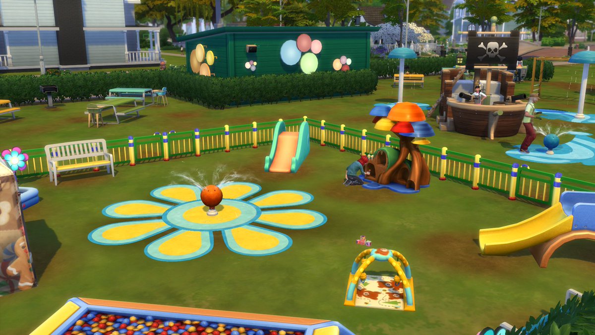 melusine377's tweet photo. @SimsCreatorsCom @TheSims This was fun to do :) Children's Play Park #ShowUsYourSims
@TheSims https://t.co/zcQ01DQvvB