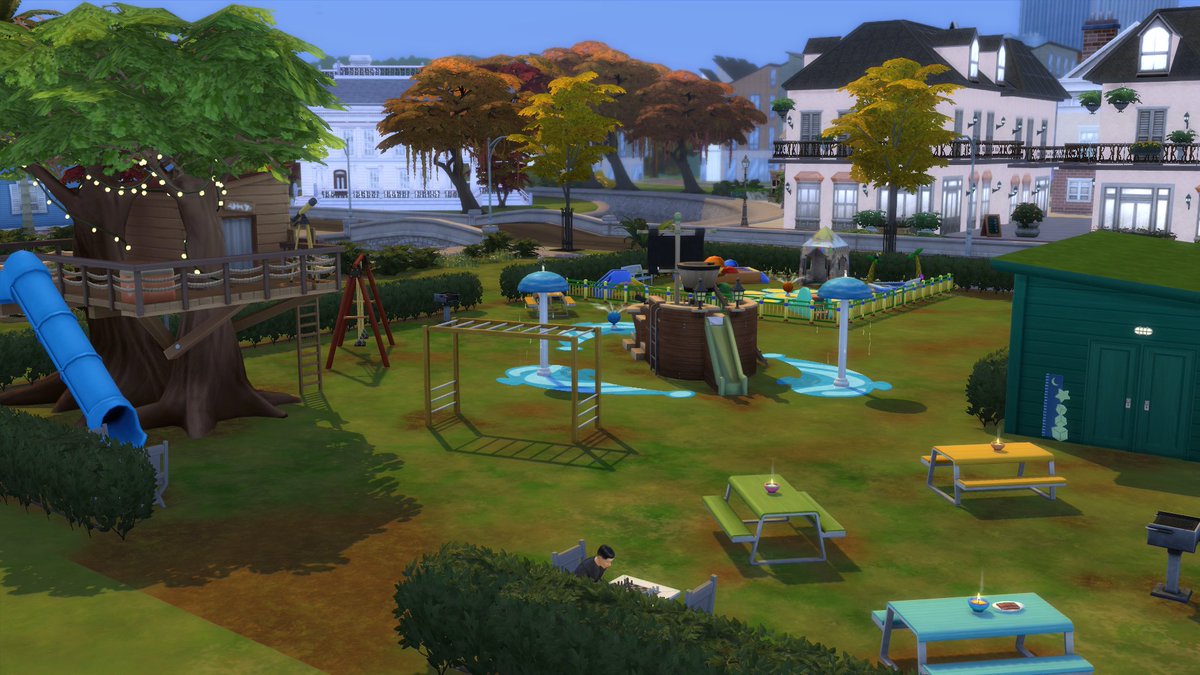 melusine377's tweet photo. @SimsCreatorsCom @TheSims This was fun to do :) Children's Play Park #ShowUsYourSims
@TheSims https://t.co/zcQ01DQvvB