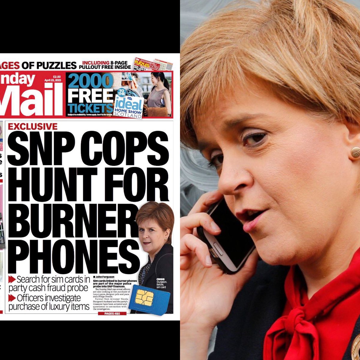 saysomething_79's tweet photo. @ScotNatWatch Trying to gain some support for the #CultOfSturgeon before she “assists” the police with their “ongoing enquiries” #snpcorruption #snpgravytrain #snpcampervan #snpburneephones #snpout🤡🤡🤡🤡🤡🤡🤡🤡🤡 https://t.co/c8EonQucJx