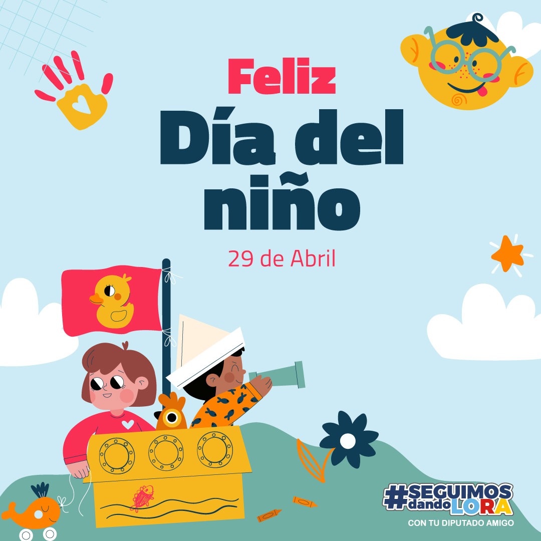 FabianLora_f's tweet photo. Seguiremos #DandoLora por su bienestar y su futuro
¡Feliz Día del Niño! https://t.co/TBTOPRIbnl