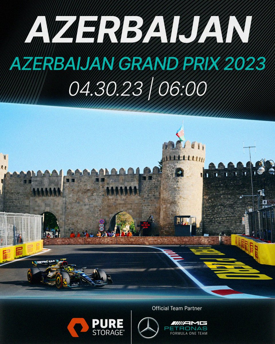 jebstuarthog's tweet image. PureStorage: And we&apos;re BACK in Baku, Azerbaijan 🇦🇿
Are we getting a podium this weekend? Let us know 👇

Let&apos;s go! 💪 🏁

#DrivenByData #Formula1 #F1 #data #DataStorage #DataCenter #CloudComputing #AI #ArtificialIntelligence #cloud