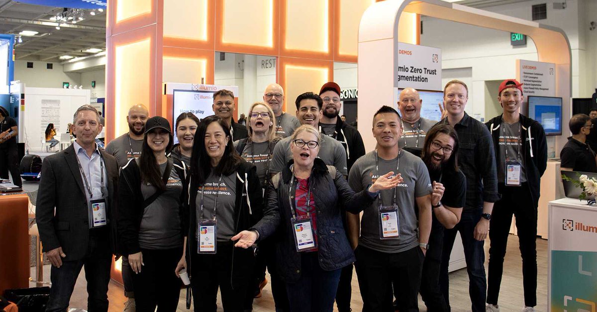 illumio's tweet photo. What a week we had at #RSAC! Full of good times and great ideas shared by all. Thank you to all of the amazing Illumineers who made this possible! https://t.co/CNWjvJstyL