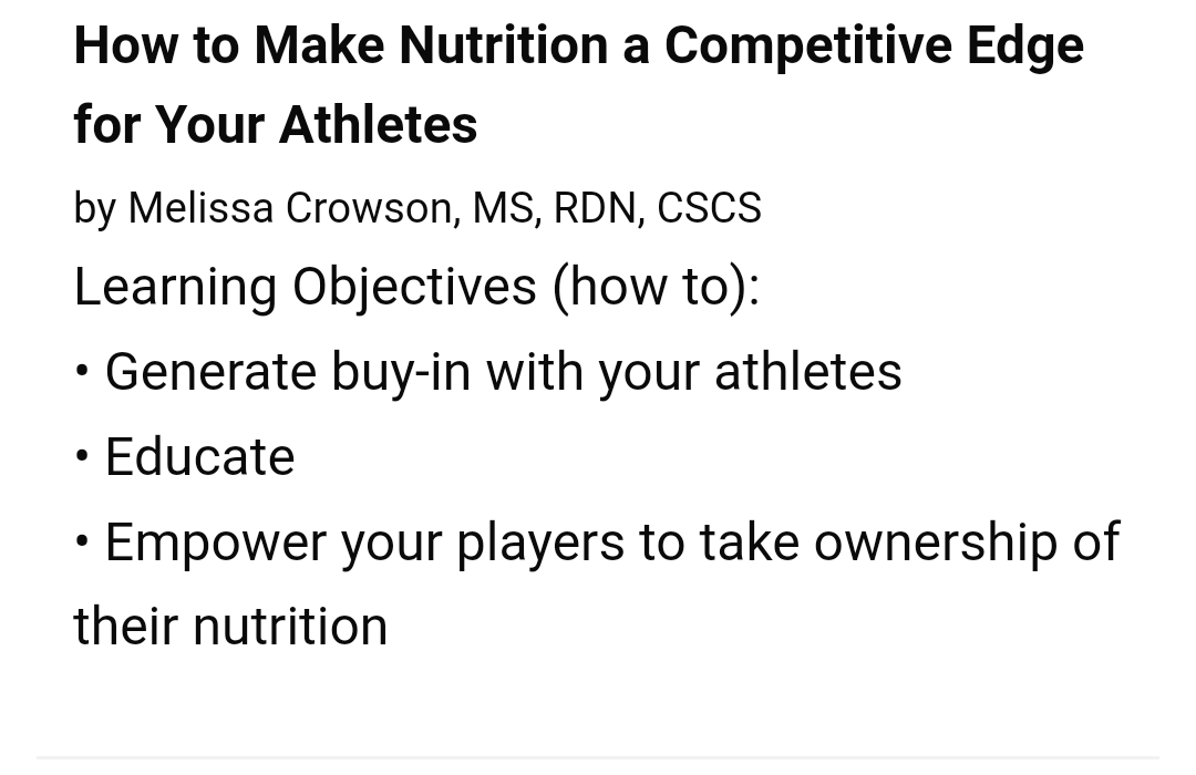 jagstrength1's tweet photo. Jags, let's get our nutrition on point! @athensjags https://t.co/1TUgDWZ9dI