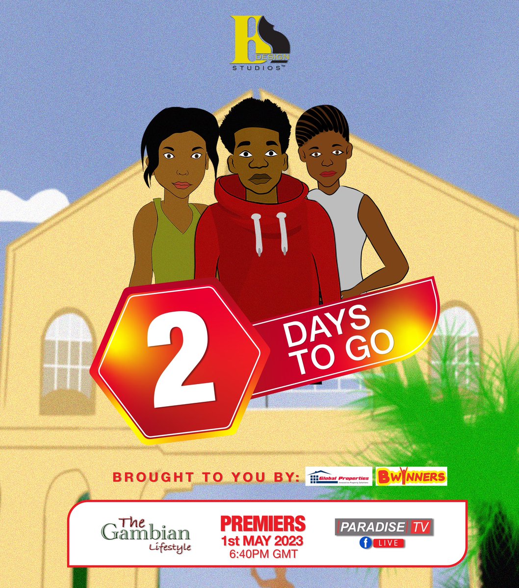 BsdesignStudios's tweet photo. π¨π¨π¨2 DAYS TO GO!!!π¨π¨π¨
Special thanks to @globalproperties & #Bwinners for being the official sponsors of #the_gambian_lifestyle.
Donβt miss it on @ptvgambia on Monday 1st May 2023 at 6:40pm both live on Tv and their Facebook page
#TGL https://t.co/QNiMfnxys5
