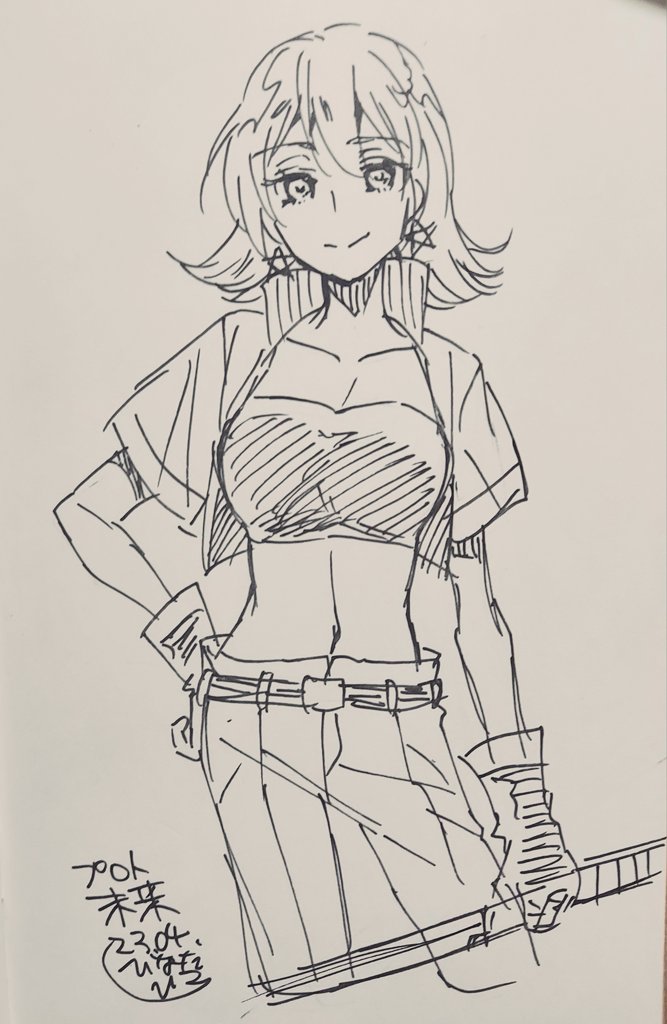 「綾竹子はデザインする際に初心にかえってやろうってのもあってそのあたり顕著なんだな」|日向ひこのイラスト