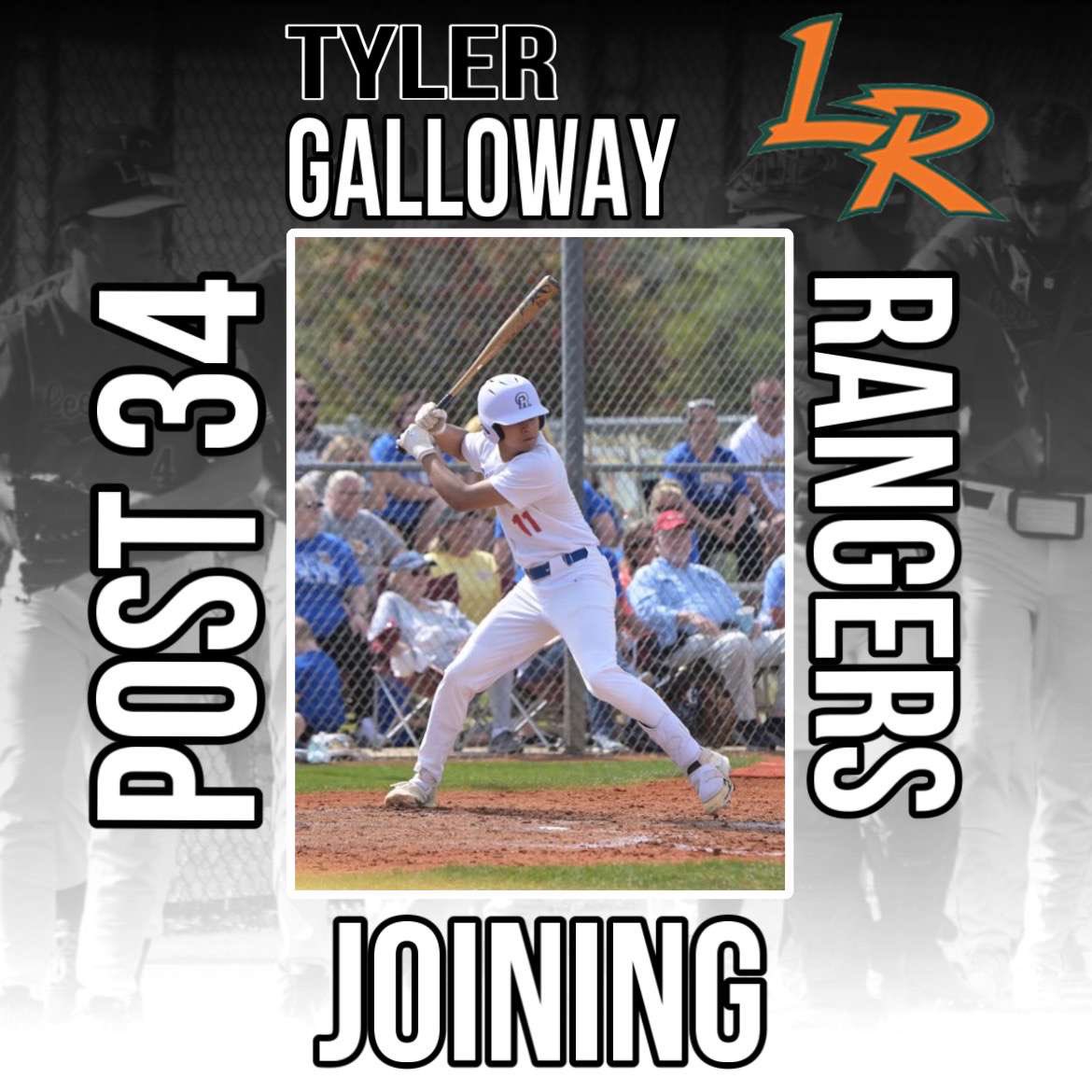 The next addition for Post 34 is Tyler Galloway <a href="/tylergalloway99/">Tyler Galloway</a>! Tyler is having a great senior season at Riverside HS and we could not be more excited to have him this summer! In the fall, Tyler will be continuing his baseball career at Roanoke College.