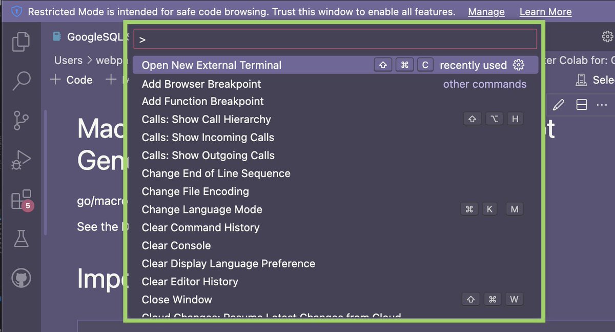 DynamicWebPaige's tweet photo. ✨tbh, I just want a @code-style command palette for *literally everything* in my life✨

> Hygiene: Take Out Garbage
> Foods: Go Retrieve Coffee
> Python Generation: Test That Demo
> Hygiene: Brush Teeth
> Hygiene: Take a Shower
> Transport: Repair Bike
> Work: Respond to Email https://t.co/RUDY5CiOVM