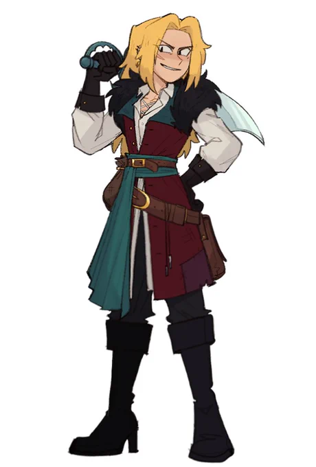 been playing sea of thieves and saw this fit #sashawaybright #amphibia