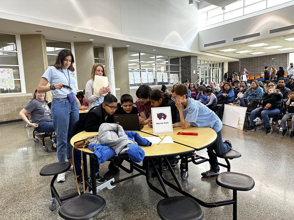 Working hard to ⁦<a href="/breakoutEDU/">Breakout EDU</a>⁩ at the ⁦<a href="/D99Cicero/">Cicero District 99</a>⁩ Academic Bowl!