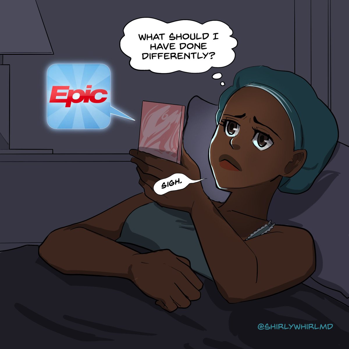 I don’t post my comics on Twitter much anymore bc I prefer Instagram, but really want #proceduralists #surgerytwitter #ic #medtwitter #cardtwitter’s thoughts - how do y’all deal with these feelings?