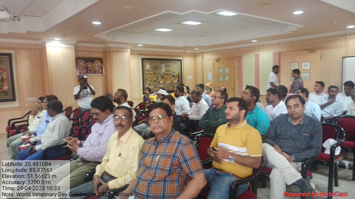VDsalipur's tweet photo. District level World Veterinary Day Celebration , Cuttack @CMO_Odisha @ovsacuttack @rajaaswain @dahvsodisha https://t.co/rTG05rhmMR