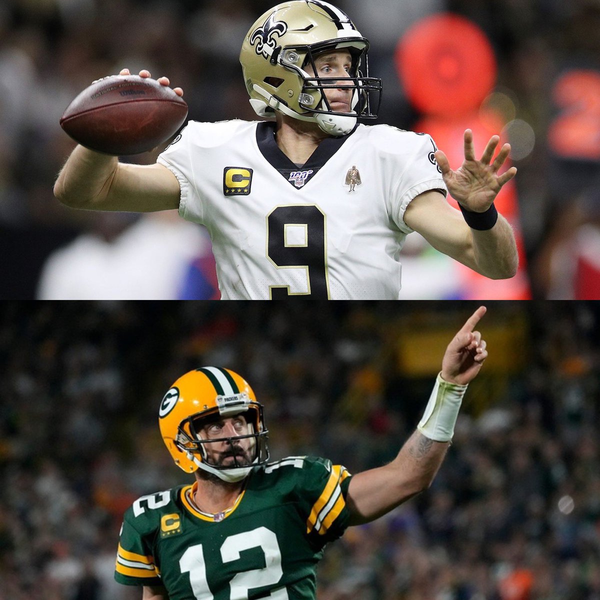 BeerlyFootball's tweet photo. Who was the better QB at their peak 🤔 https://t.co/AfkHpvD5hk
