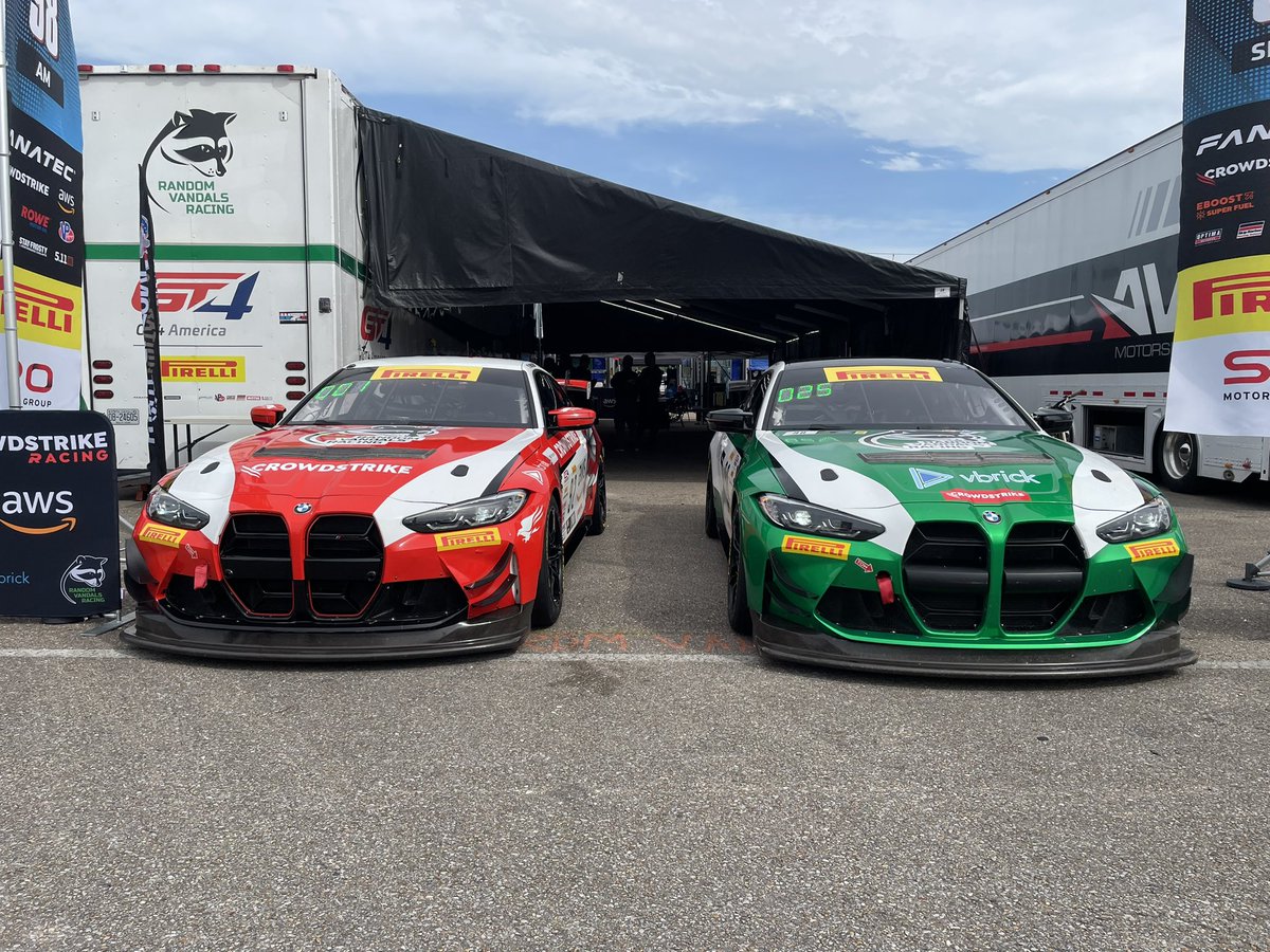 Qualifying time at #GTNOLA 

🔴 92 - <a href="/KBoehmRacing/">Kevin Boehm</a> in first, then <a href="/KentonKochRacin/">Kenton Koch</a> 

🟢 98 - <a href="/PaulSparta/">Paul Sparta</a> in first, then <a href="/alcarter3/">Al Carter</a> 

Follow 👉 ⏱️ gt4-america.com/live