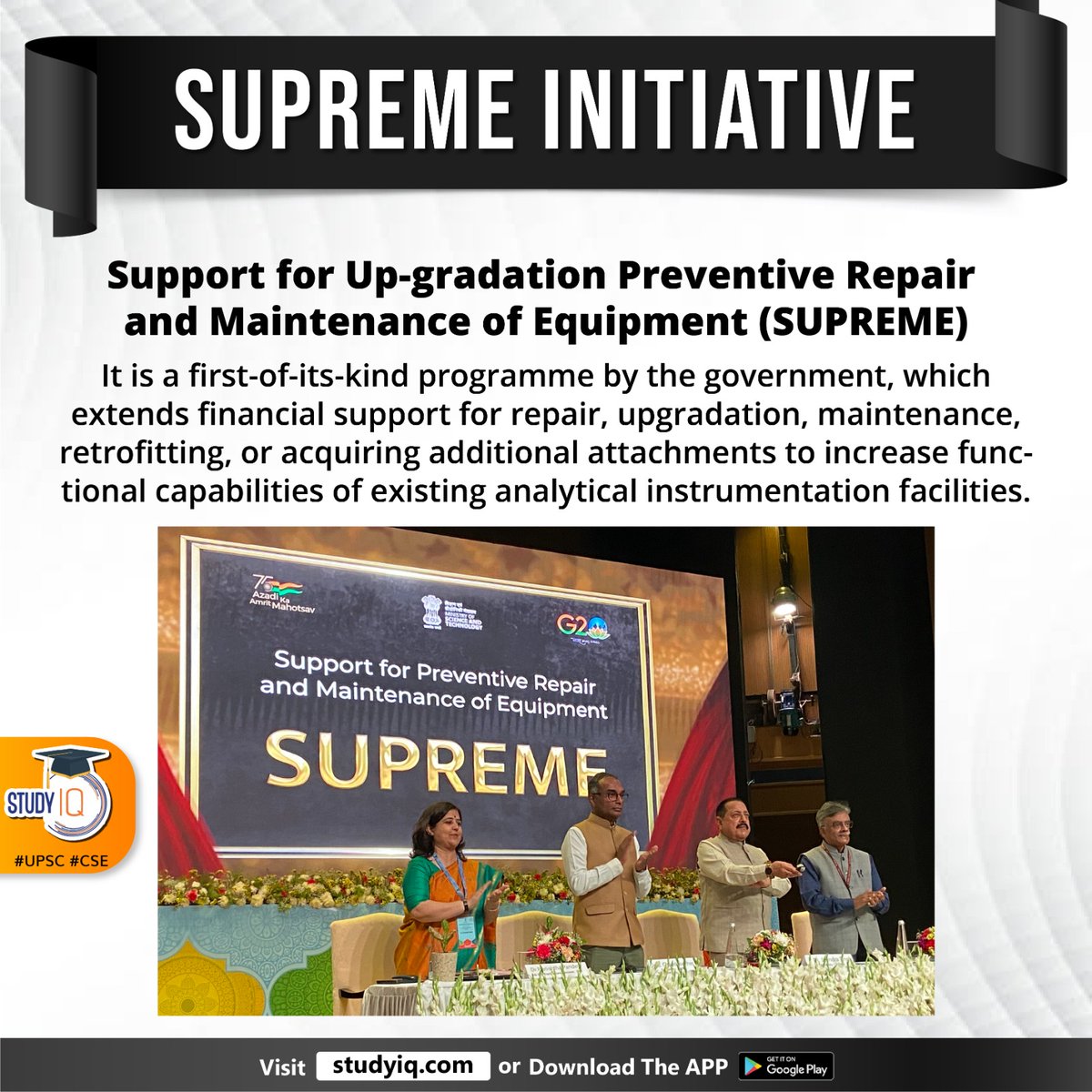upsciq's tweet photo. Supreme Initiative
#supremeinitiative #ministryofscienceandtechnology #whyinnews #financialsupport #finanicalmaintenance #analyticalinstrumentation #supportofdst #ugc #centraluniversities #statefundeduniversities #fundedinstitutions #upsc #cse #ips #ias https://t.co/ql42U0JUZz