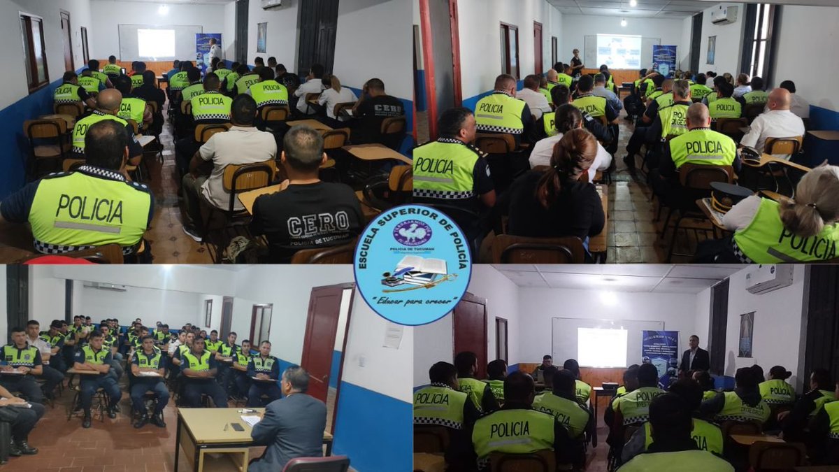 direccion_cdg's tweet photo. 📚Plan de Formación Profesional Continua.
Cerramos las capacitaciones del mes de Abril pertenecientes al @MinSegTuc a la Escuela de Oficiales y Suboficiales de la @PoliciadeTucum1.  
Con la participación de 641 alumnos que formaron parte de manera virtual y presencial
@EmiTarifa https://t.co/coYGjjhfiD