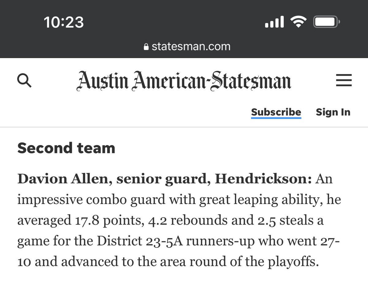 Hendrickson Hoops tweet media