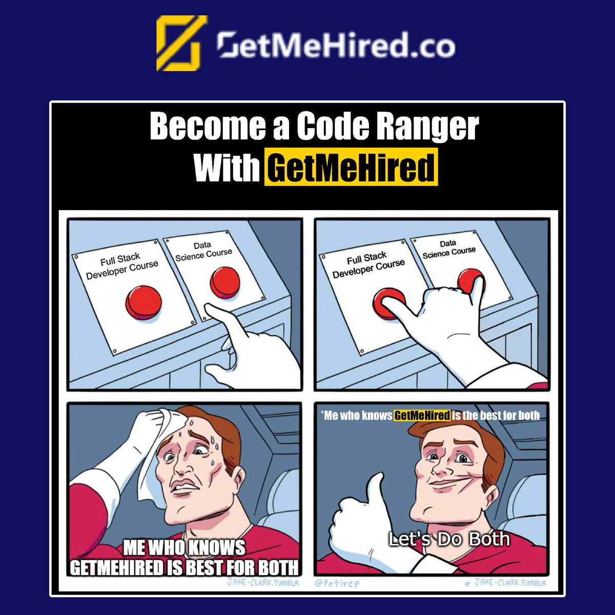 GetMeHiredCo's tweet photo. GetMeHired is the best for both Full Stack Development and Data Science Courses! Invest your valuable time with GetMeHired and become a master!

Visit our website: https://t.co/Zb3bleF1ph

#GetMeHired #JobTrainingProgram #JobCanada #JobUSA #techjobs #fullstackdeveloper https://t.co/Bci2VDKvs8