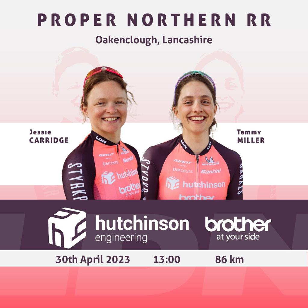 From the flandrian bergs and cobbles, our second race of the Bank Holiday weekend will take us to the north of England. 

Tammy Miller and Jessie Carridge will fly the flag for the team at the second round of <a href="/ColdDarkNorth/">Cold Dark North</a> Northern RR Series in Oackenclough.