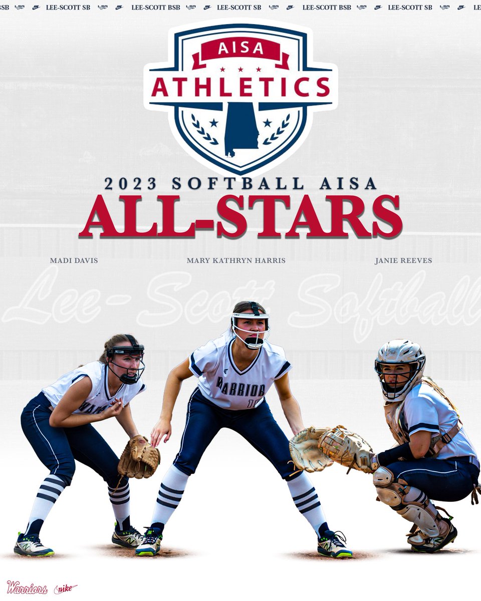 LSA_Warriors's tweet photo. Congratulations to our 2023 AISA Softball &amp; Baseball All-Stars! Each of these Warriors will participate in their respective Junior or Senior All-Star Games.

Congratulations, Warriors!

#HailAcademy🍢 https://t.co/QS62ffXhL3