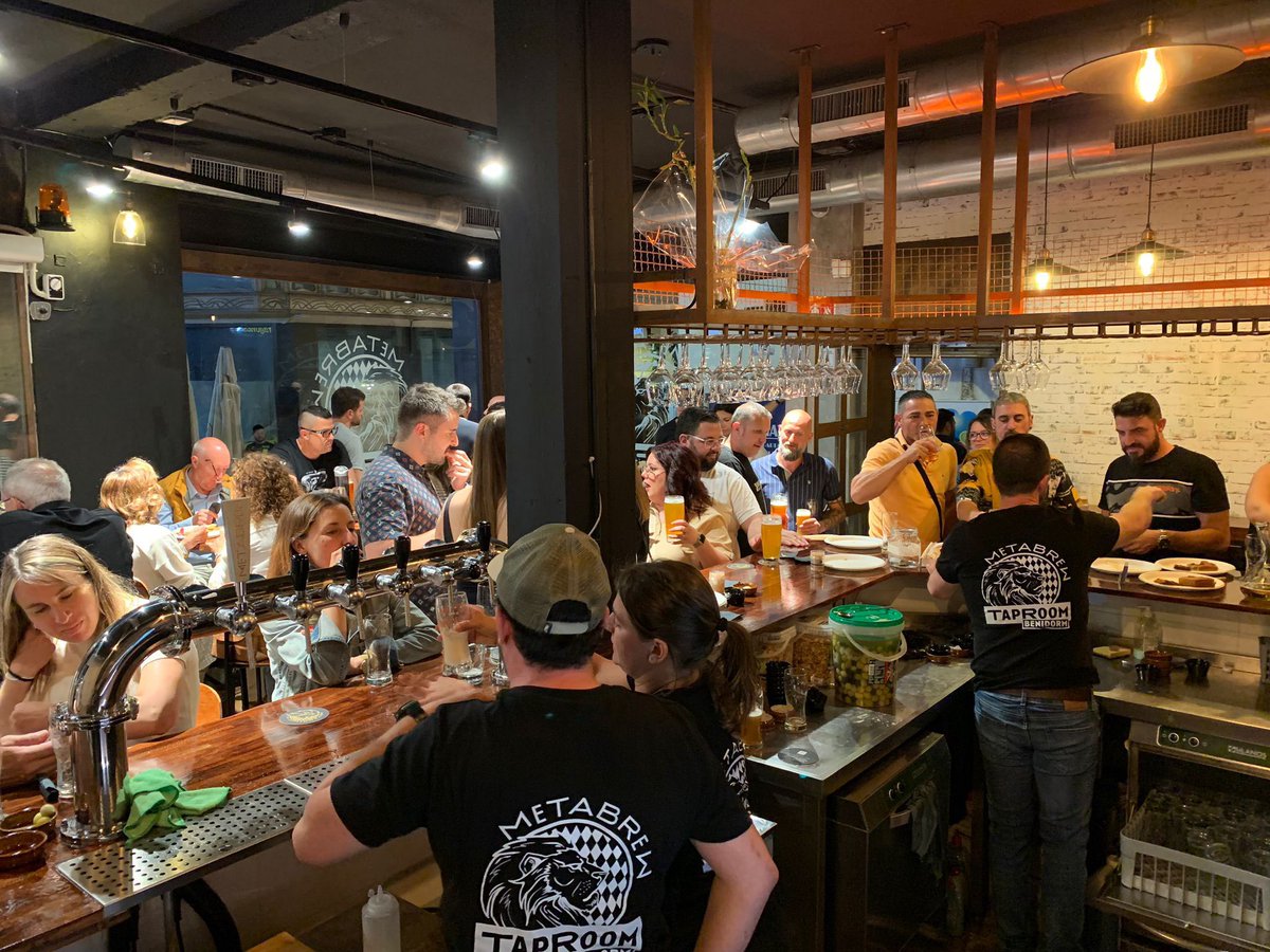 metabrewsociety's tweet photo. ✅ Did you know we opened our first MetaBrewSociety Tap Room in Spain yesterday? 🍻 Ofc our Holders will get free beer 🍺 👀

Be part of our journey! We’re so much more than „only“ a NFT project ❤️‍🔥

Congrats @TYinTECH (our man in Benidorm!) for a successful opening! https://t.co/WxkftjkgrS