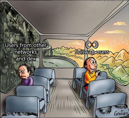 we are close to <a href="/suiswap_app/">Suiswap</a> #Suiswap  mainnet