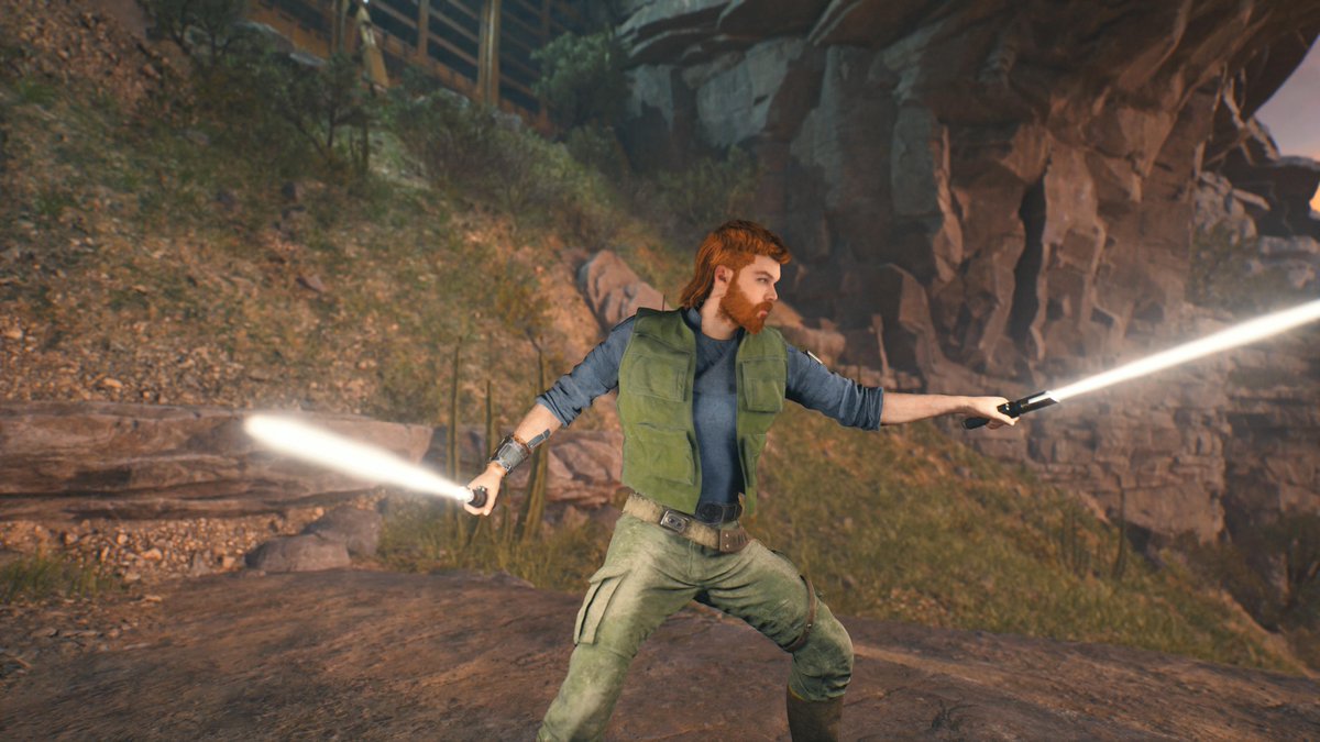 ColonelGarvey's tweet photo. Traded my poncho for a mullet#PS5Share, #STARWARSJediSurvivor https://t.co/f16w5Ila3m