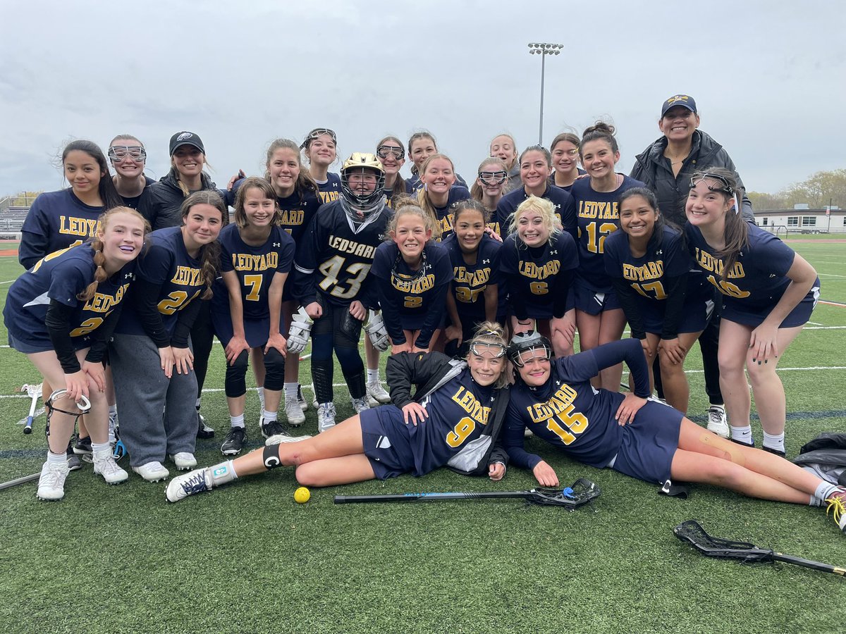 FINAL SCORE.   Ledyard 13 - Montville 3   Goals from Maddie McLeod (6), Tatianna Irizarry (3G, 2A), Helena Robinson (2), Jess English (1), Mackenzie Boyer (1). Lorelai England with 7 saves in goal <a href="/ledyardsports/">Jim Buonocore</a>