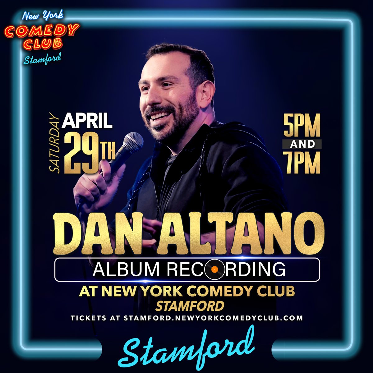Don't miss Dan Altano's <a href="/DanAltano/">Dan Altano</a> "Stand-Up Dad" <a href="/PinchRecords/">Pinch Records Official</a> album recording today at 5PM &amp; 7PM!

Get tickets: stamford.newyorkcomedyclub.com/comedians/dan-…

#comedy #comedian #standupcomedy #standup #Connecticut #dad