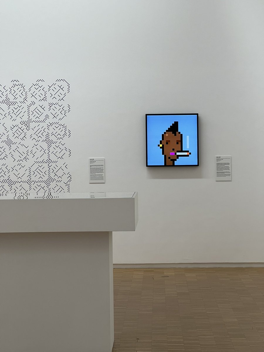 Finally had to see Punk #110 at <a href="/CentrePompidou/">Centre Pompidou</a> 🚬