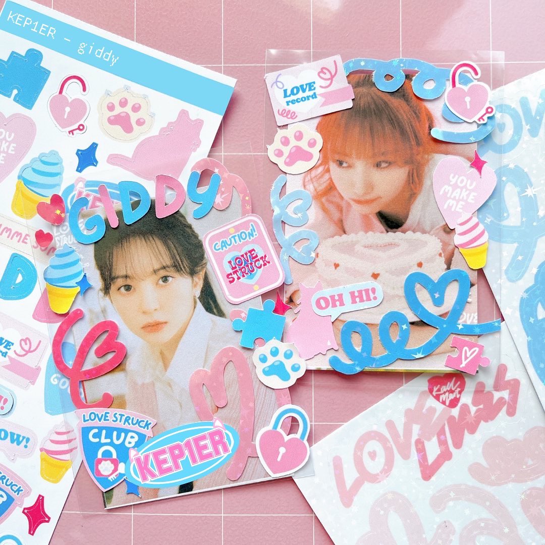 🩷 #kep1er  Giddy giddy all day & night!
.
#kep1er好きな人と繋がりたい  #kep1er_giddy #kep1erunboxing #youngeun #kpopstore #stickershop #kpopphotocards #kpopjournal #kpopjournalwithme #stickers #toploader #kpoptoploader #polco #kpopsticker