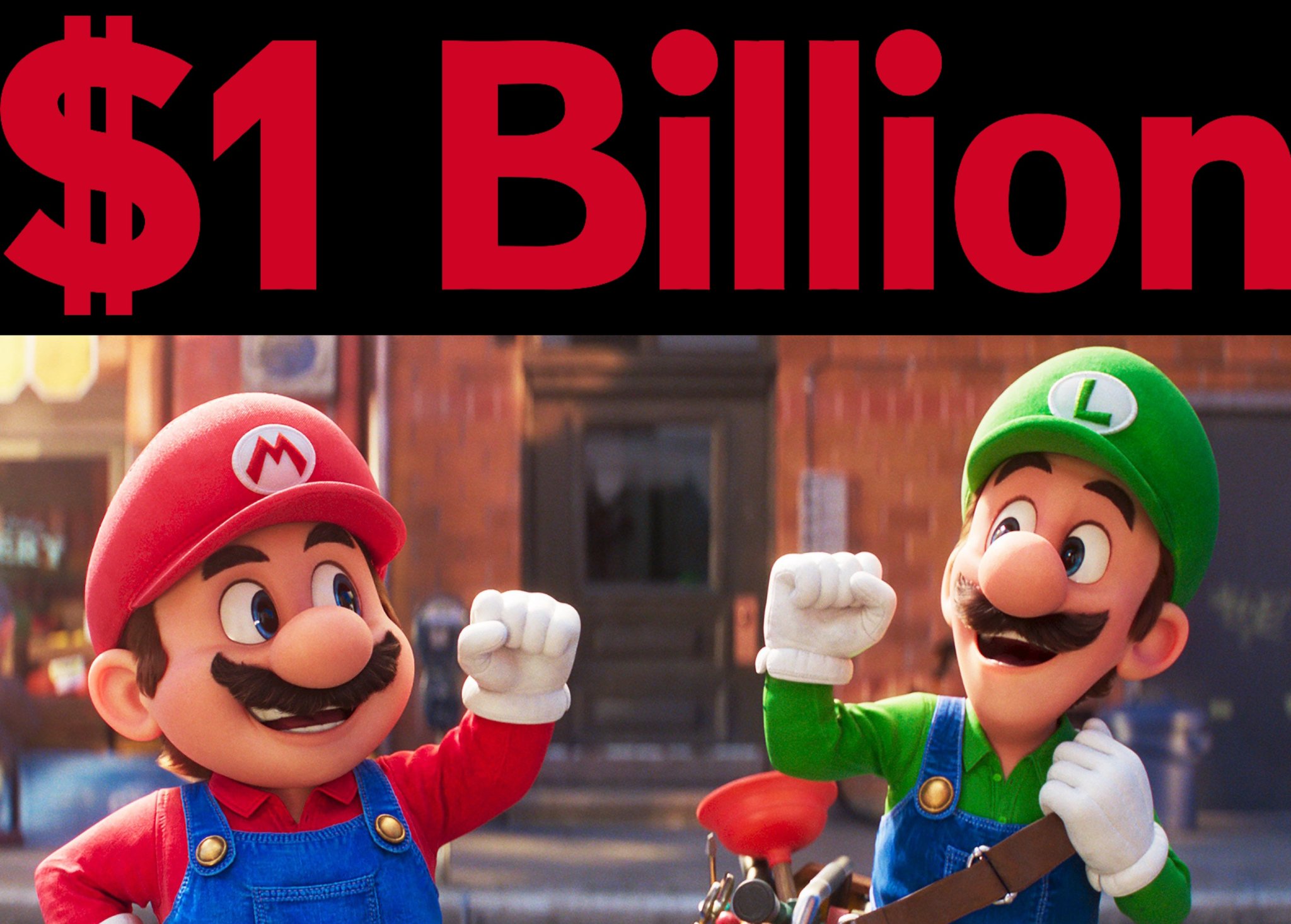 SUPER MARIO BROS. MOVIE Hits $1 Billion in Ticket Sales Worldwide