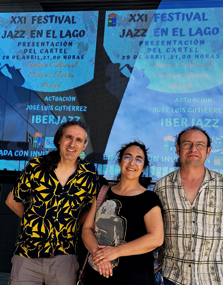 Hoy damos el pistoletazo de salida a este festival tocando en la presentación de su cartel. Gracias <a href="/AytoAtarfe/">Ayuntamiento Atarfe</a> #Jazzenellago