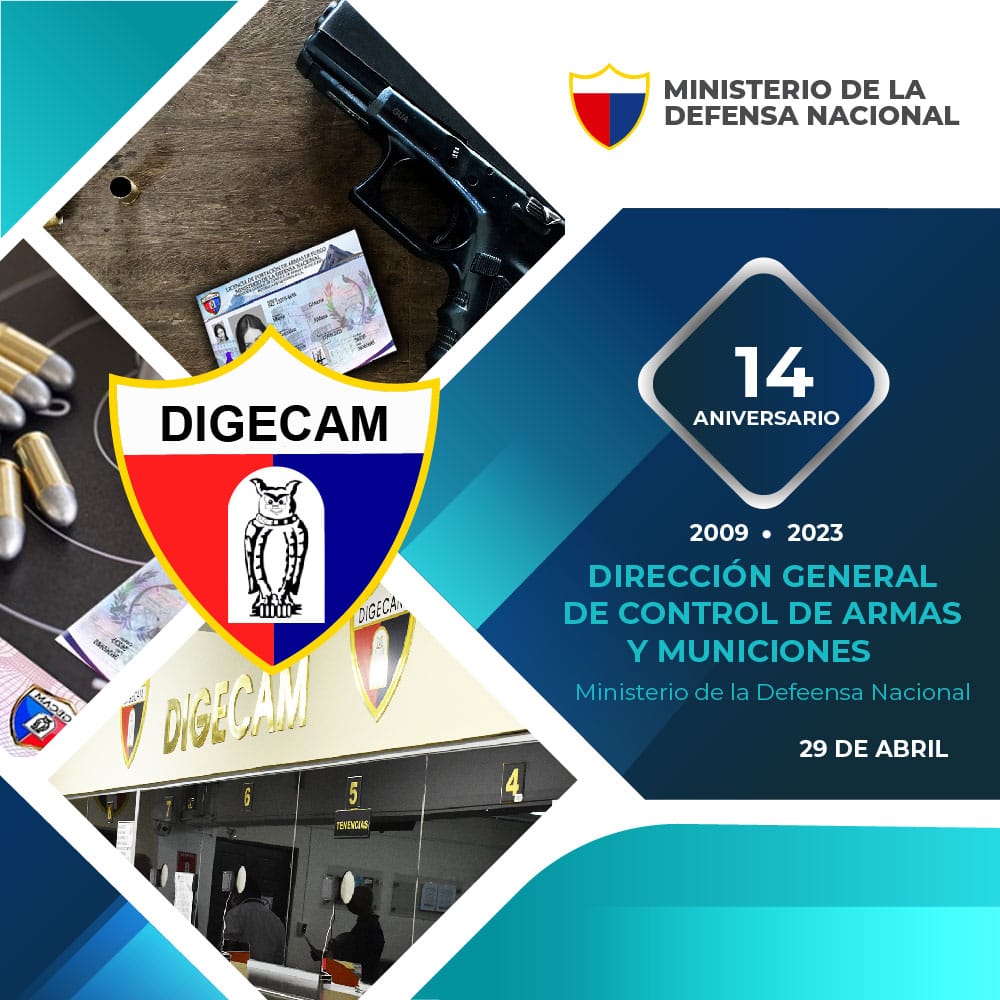 Ejercito_GT's tweet image. 1️⃣4️⃣ Aniversario de la Dirección General de Control de Armas y Municiones #DIGECAM.