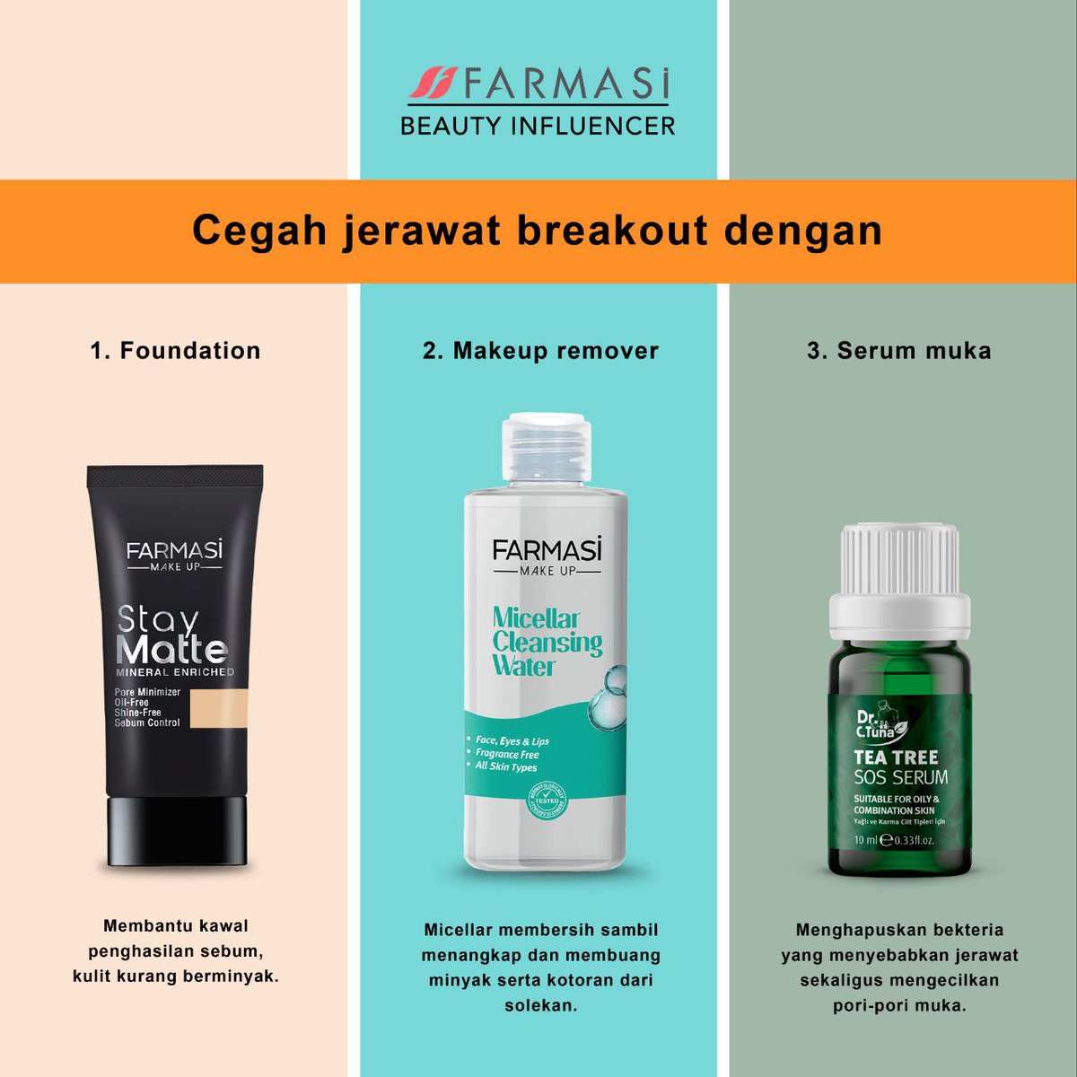 AddarLiz's tweet photo. Cegah Jerawat Breakout dengan:- 

1. Farmasi Staymatte foundation
2. Farmasi makeup remover
3 Farmasi serum muka.

Dapatkan Farmasi Products di sini 😊👇
https://t.co/wHSXiNIa7K

#nakberniagakosmetik #farmasibeautyinfluencer #farmasibeauty #produkfarmasi #farmasiproduct https://t.co/khcsSqVSyY