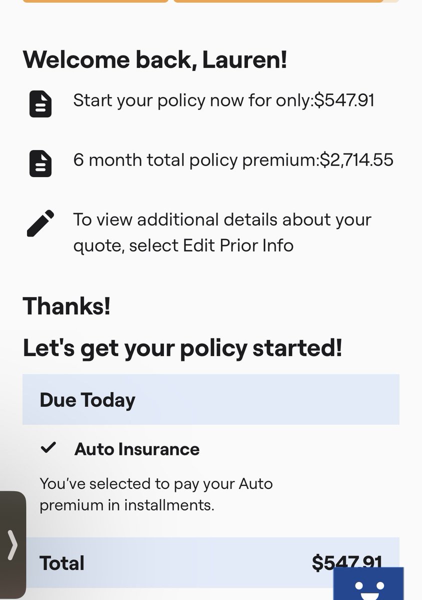 femaletrumpet02's tweet image. My @CashApp is $femaletrumpet02 if you can help. I am getting a new license plate, and require new insurance for my car. I am spent after getting my car out of repo and fixed up. I am unable to work until I get my plate. Here is the quote. @pulte #cashapp #carexpenses #handup