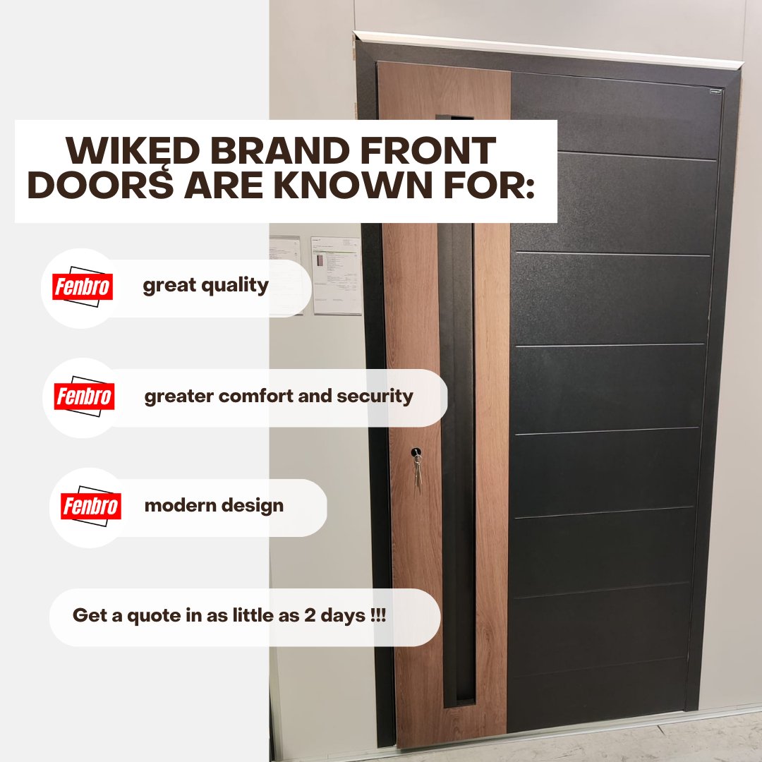 fenbro_'s tweet image. Wikęd doors from Fenbro are a great choice for your home ▶️ the best technology for comfort and security ▶️ high quality materials, excellent door workmanship ▶️ many models in various designs #joinerywork #joinerystyle #joineryfrompoland #externaldoors #entrydoors #steeldoor