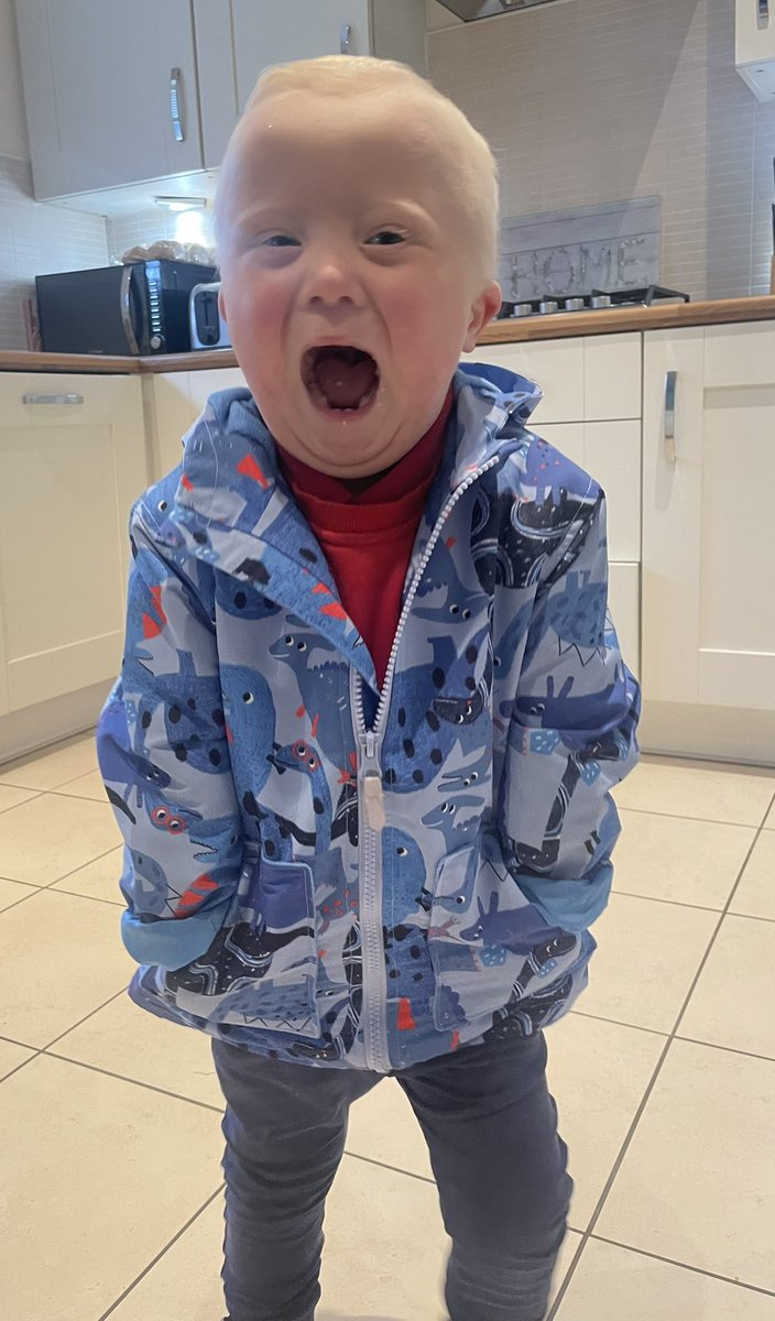 NothingDown21's tweet photo. Someone’s pleased with their new coat!
This kid loves a pocket!! It scares the life out of me now he’s started to run…hands in pocket! 🙈🤣
#newcoat
#downsyndrome
#trisomy21
#learningtorun
#handinpocket https://t.co/PTMJ9mnvsa