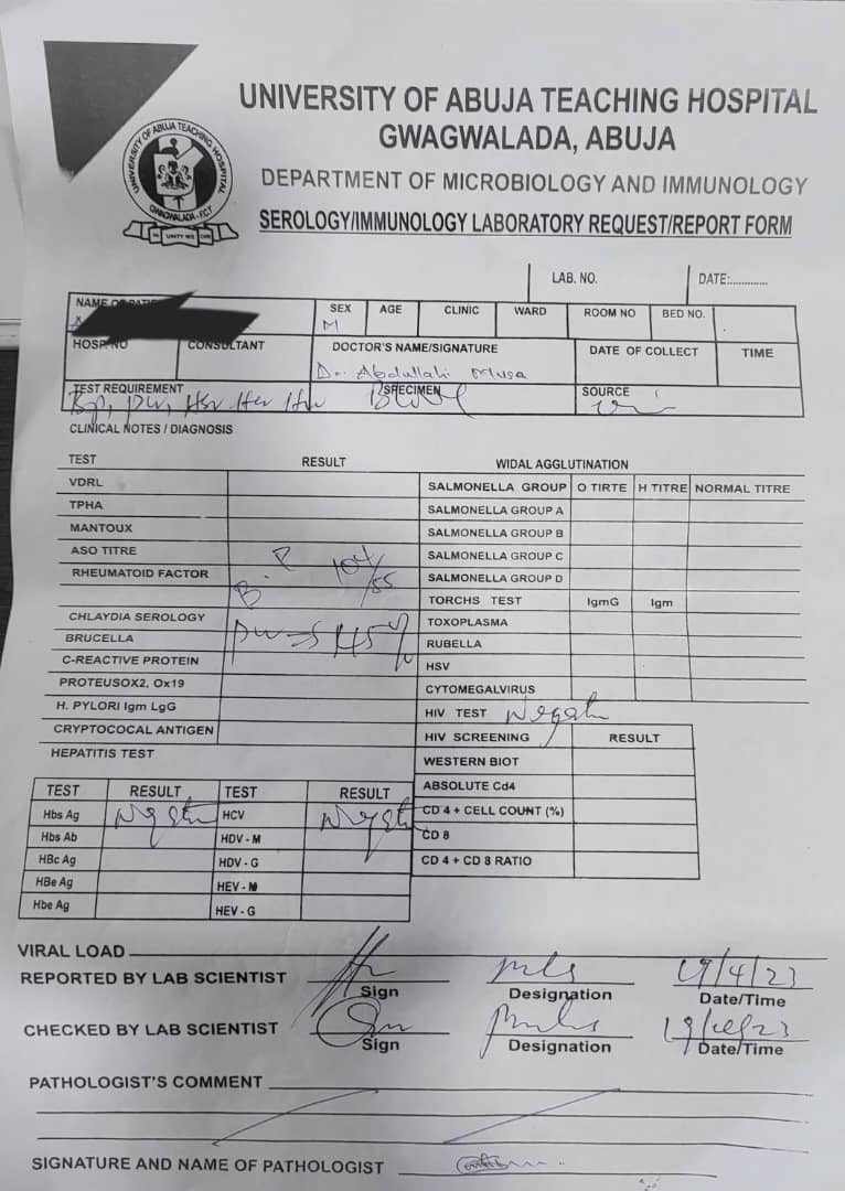 Sequel to the Red Flag placed on 6 of its players by NLO Medical Team, De Royal Stars FC, Abuja has gone for further medical assessment of the affected players.

The teaching hospital has cleared them and our NLO Chief Medical Director has assessed them.

#NLO23