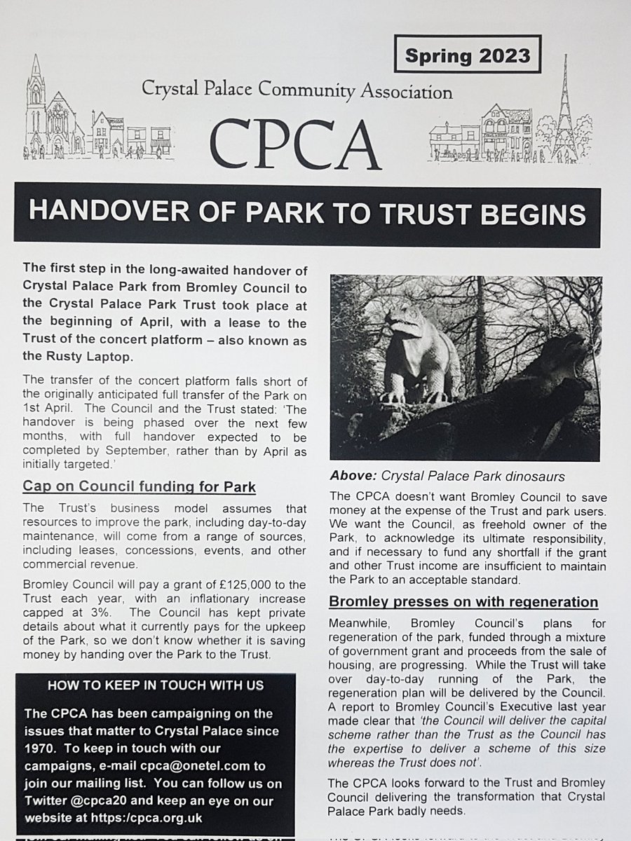 cpca20's tweet photo. Great to be out in Westow Street this morning in the sun, handing out our latest newsletter and meeting new friends and old. https://t.co/andD4wn9ht