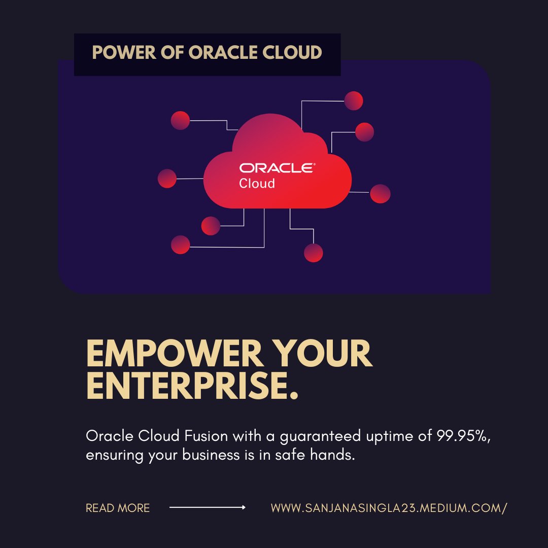 SanjanaSingla9's tweet photo. Thrilled to share that I've been working with Oracle Cloud platform and it's been a game-changer! The level of innovation, scalability, and security it offers is unparalleled. If you're looking to upskill yourself, I highly recommend learning Oracle Cloud.
@SCSETBennett https://t.co/ydxbMc9Z9S