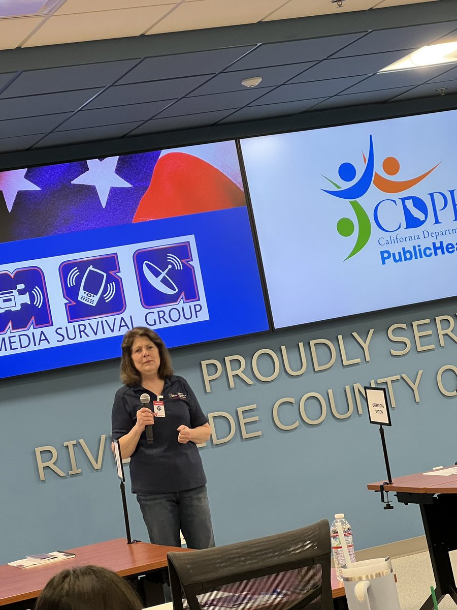 Many thanks to Wendy Hopkins @CAPublicHealth for inviting me to participate in the first PIO Team #JIC Workshop on behalf of @CaporussoCom #rural #cacounties clients. I am now officially certified in #EmergencyManagement #PIO communications.

#CDPH #crisiscomms #CapComm #DHS